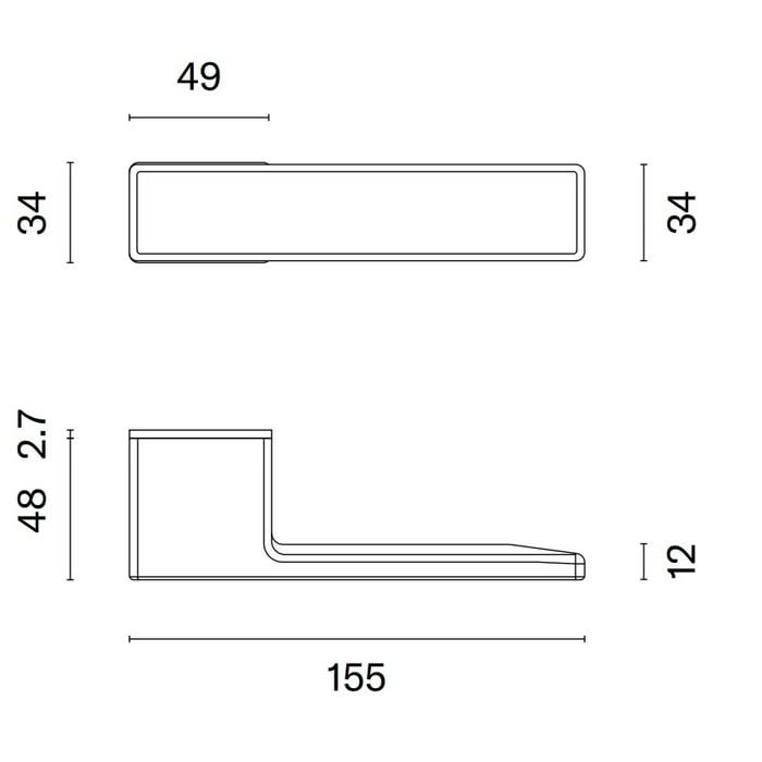 aprile zwarte massieve aprile deurklinken hedera 2