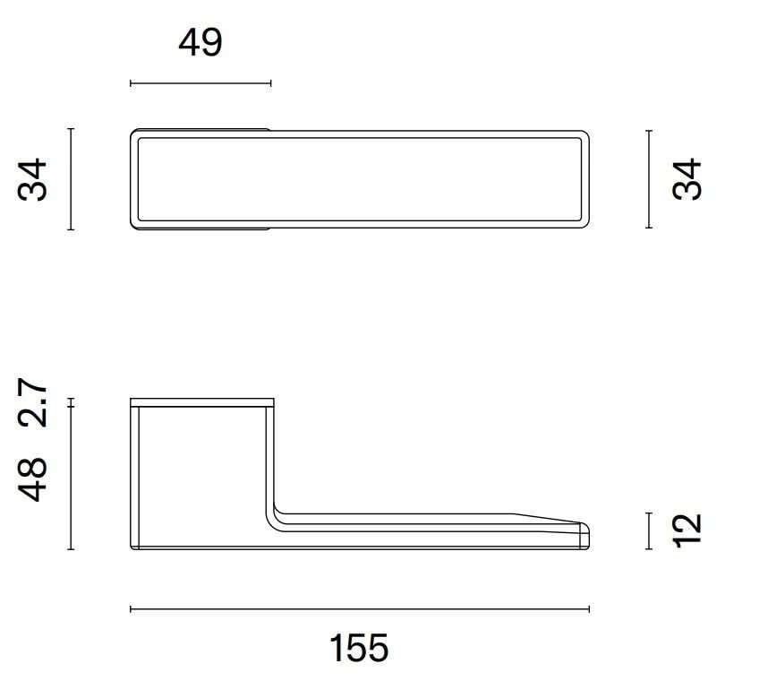 aprile zwarte massieve aprile deurklinken hedera w 3
