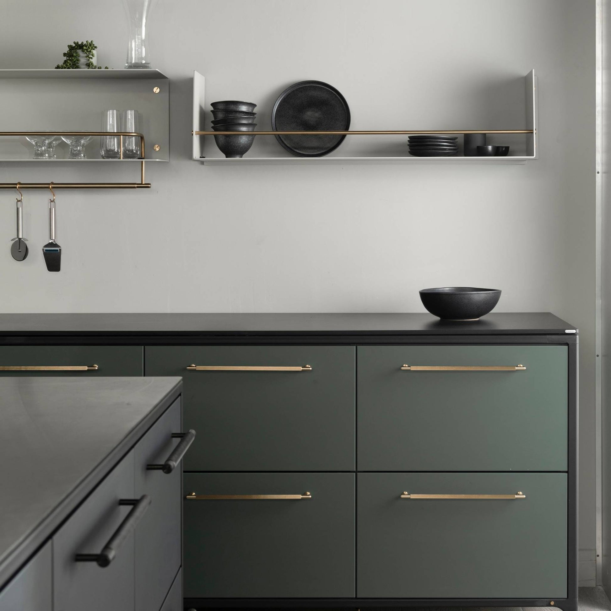 buster + punch | wandplank kitchen shelf girder | stone