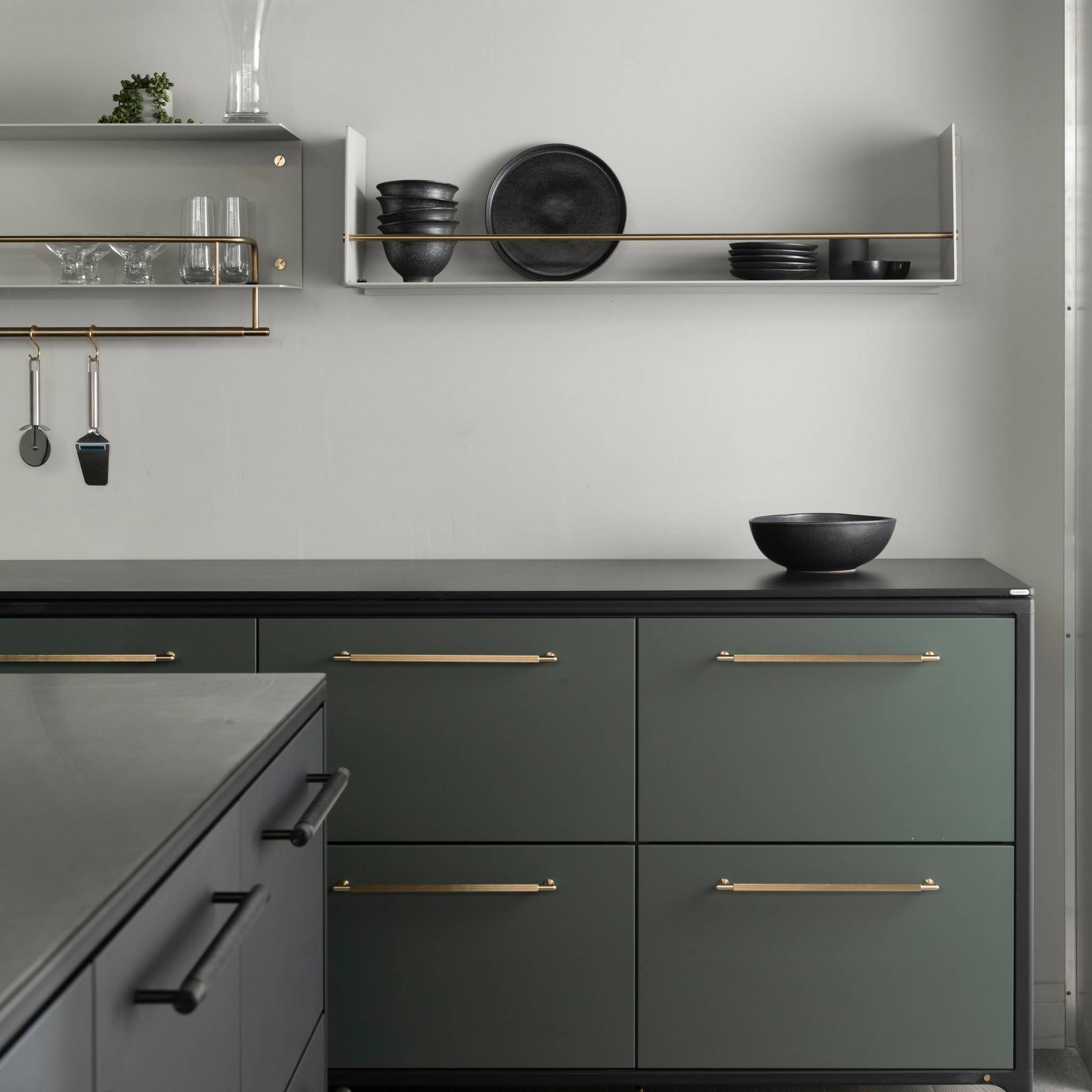 buster + punch | wandplank kitchen shelf girder | stone