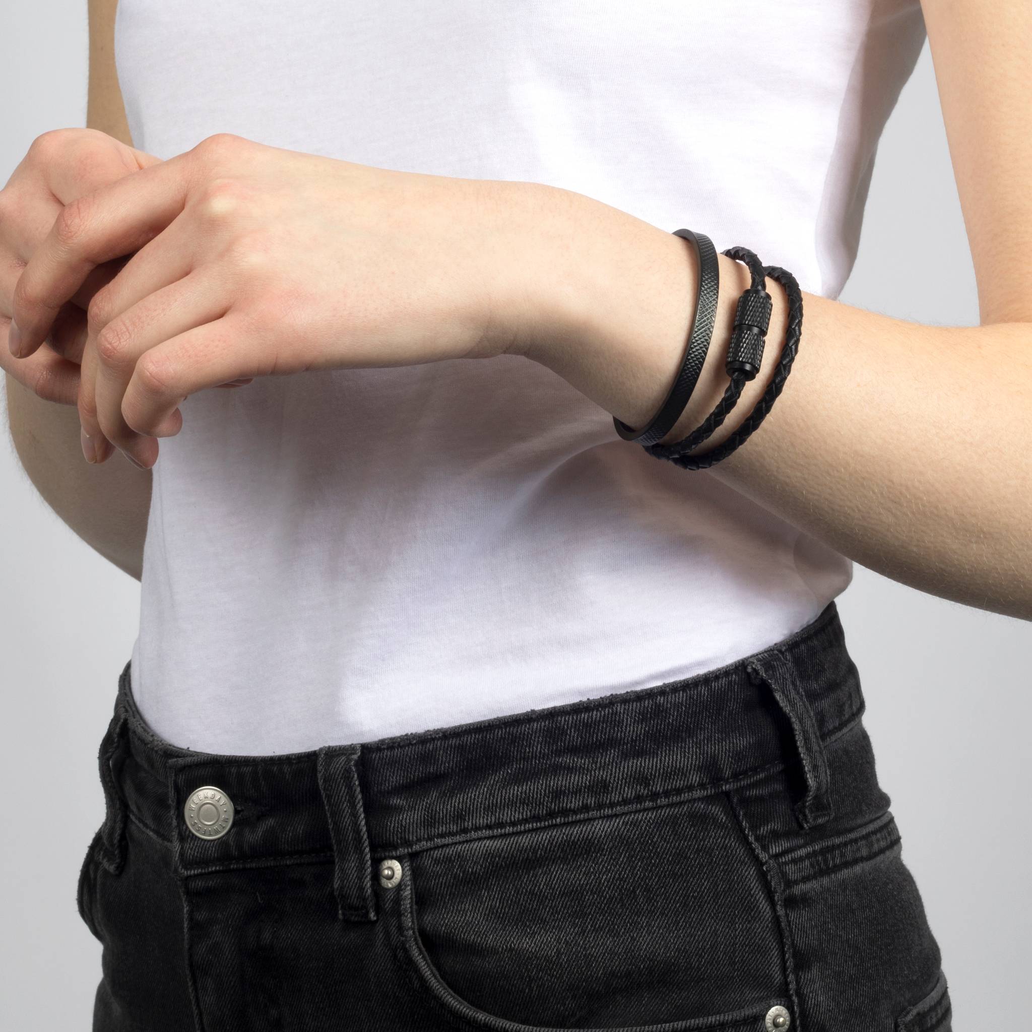Buster + Punch | Armband Double | Zwart