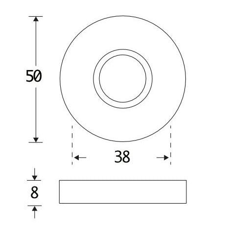 Artitec blinde plaatjes Vivo BB Messing Antiek - Deurbeslag-expert
