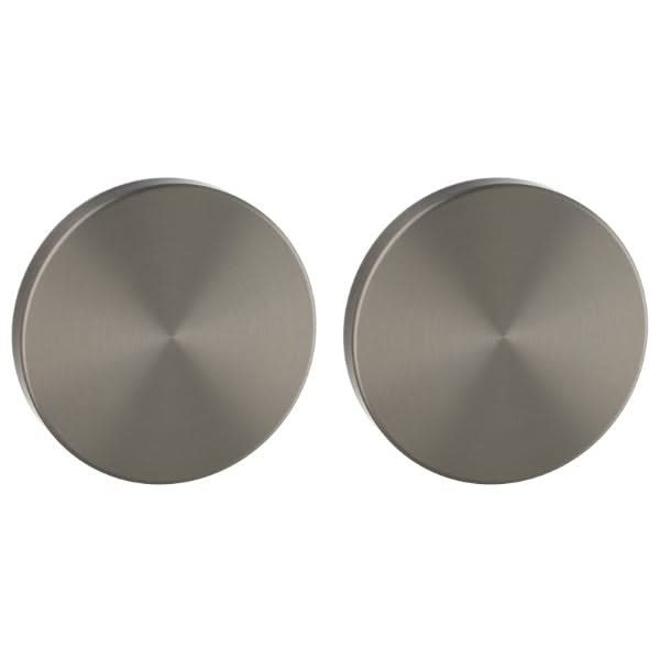 Artitec blinde plaatjes ø52x6mm Permafix PVD antraciet - Deurbeslag-expert