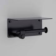 buster + punch cast | toiletrolhouder met plank | welders black