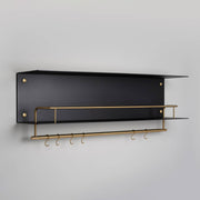 buster + punch | keukenplank hanger zwart | goud