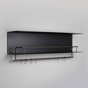 buster + punch | keukenplank hanger zwart | gun metal