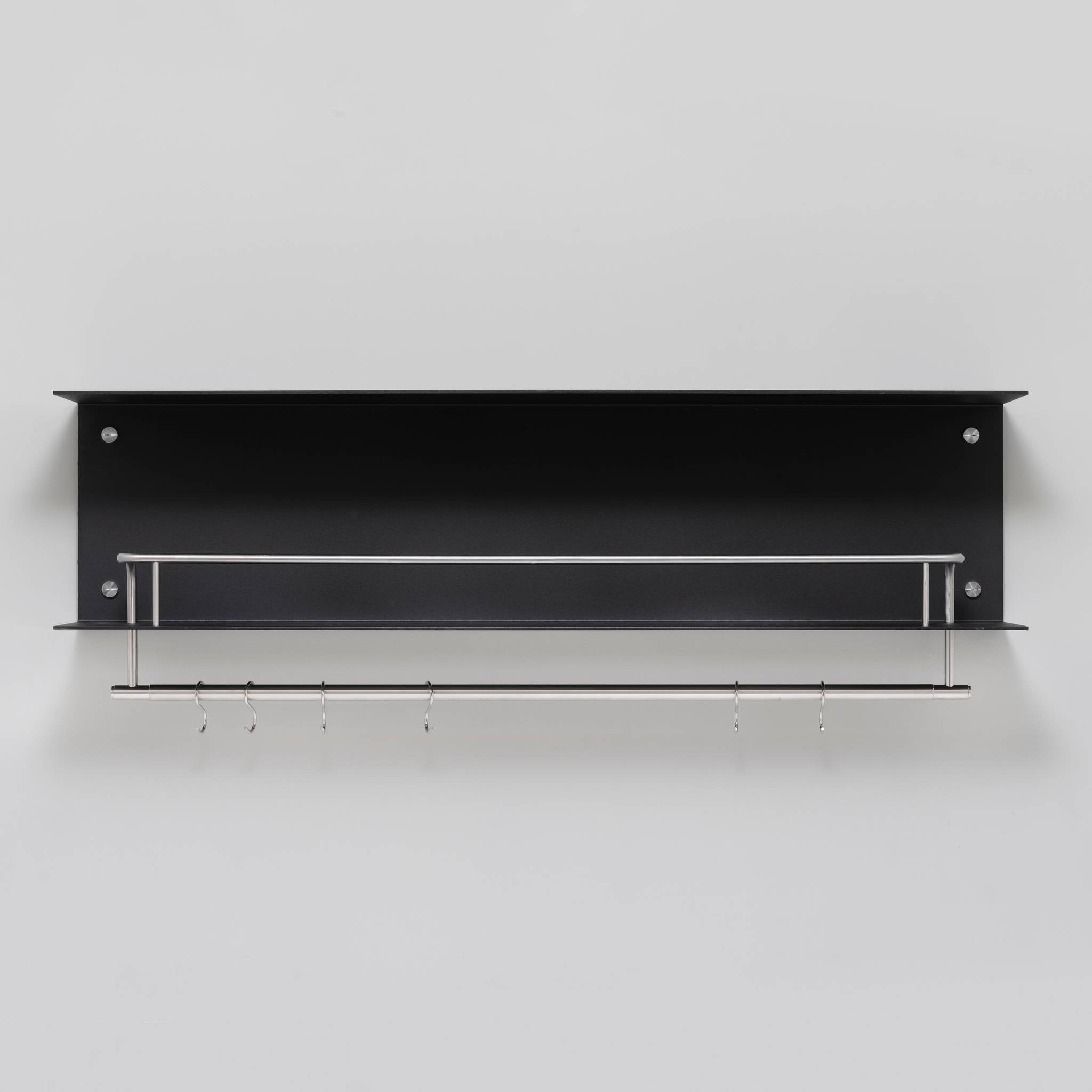 buster + punch | keukenplank hanger zwart | steel