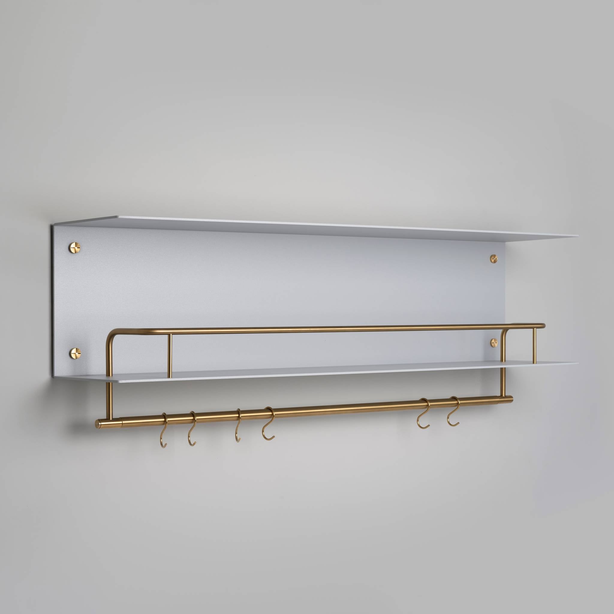 buster + punch | wandplank kitchen shelf hanger | stone