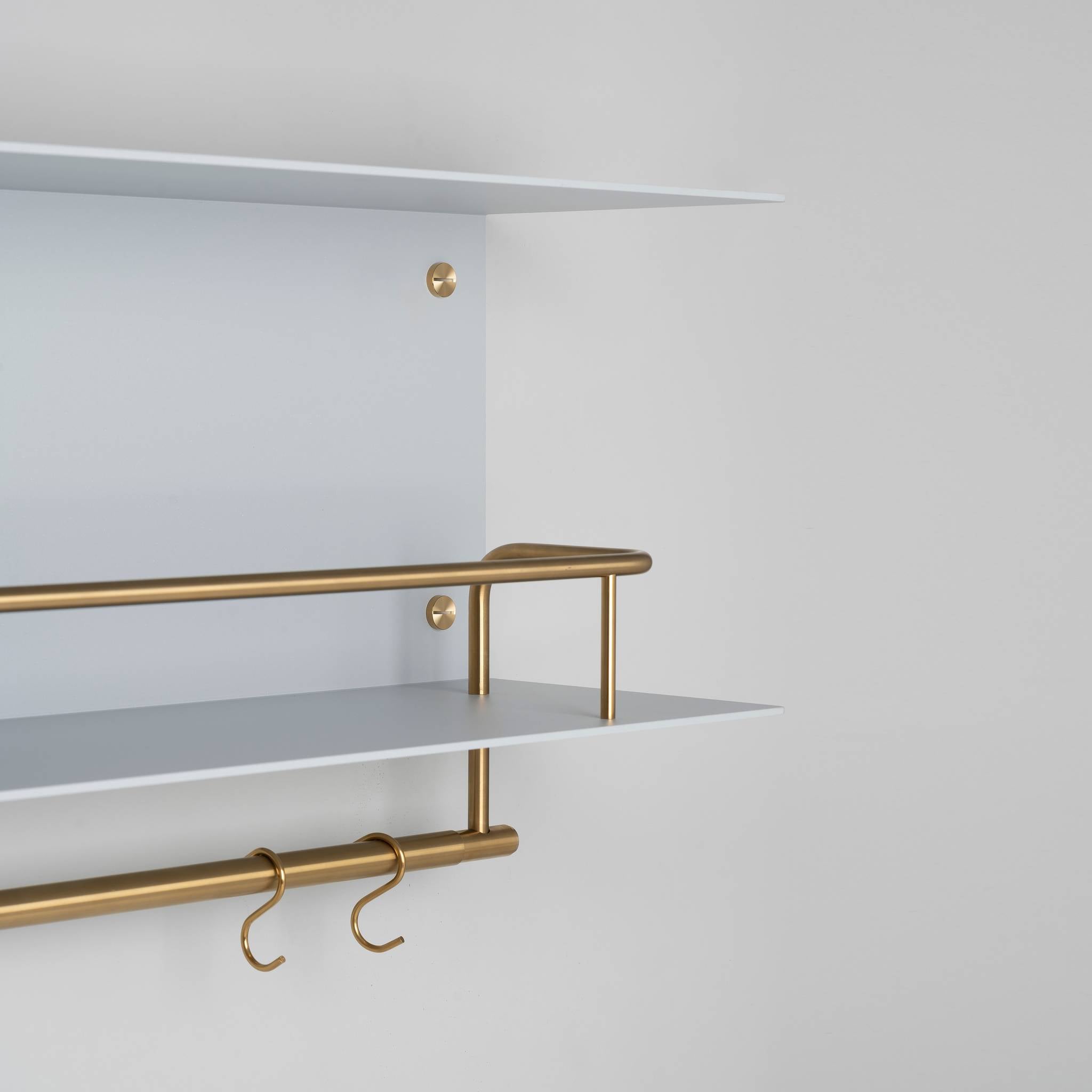 buster + punch | wandplank kitchen shelf hanger | stone