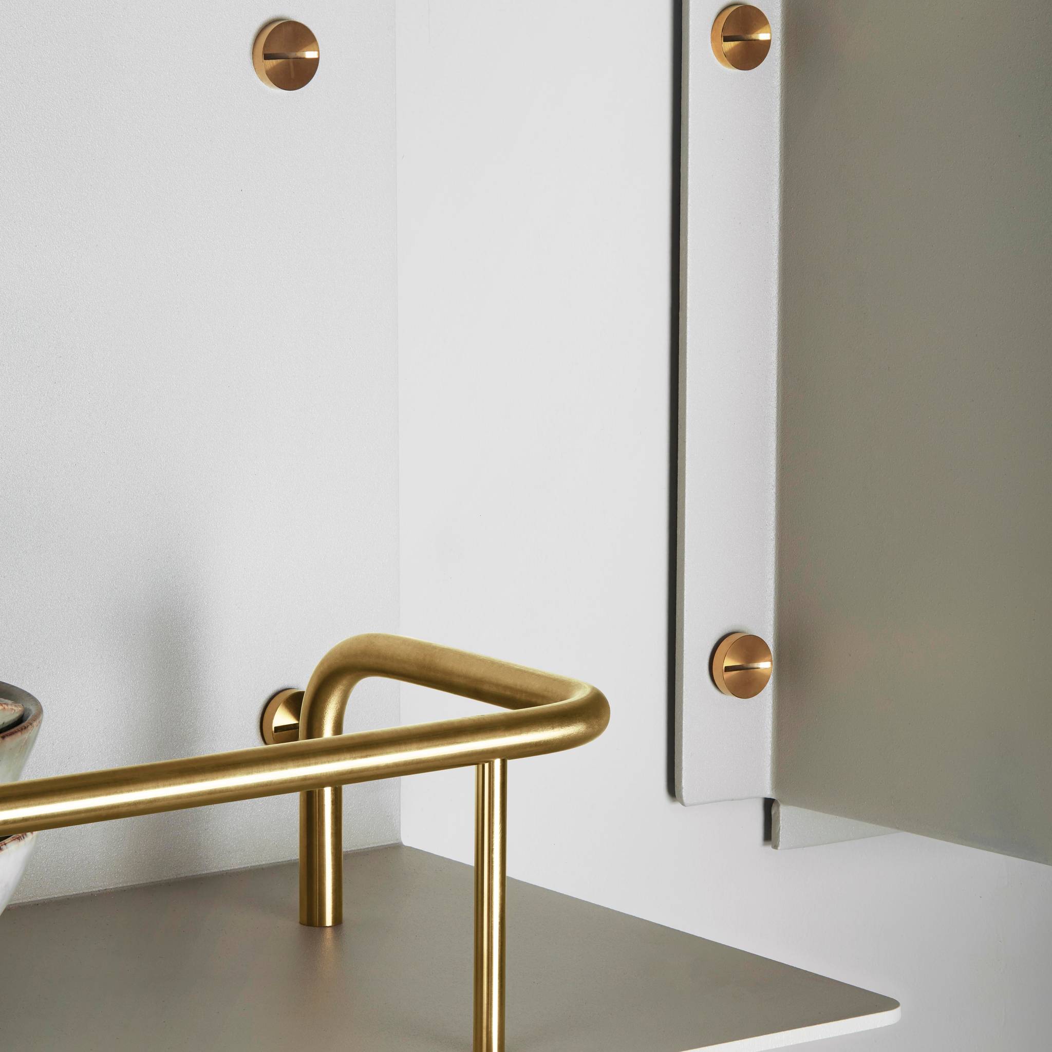 buster + punch | wandplank kitchen shelf hanger | stone
