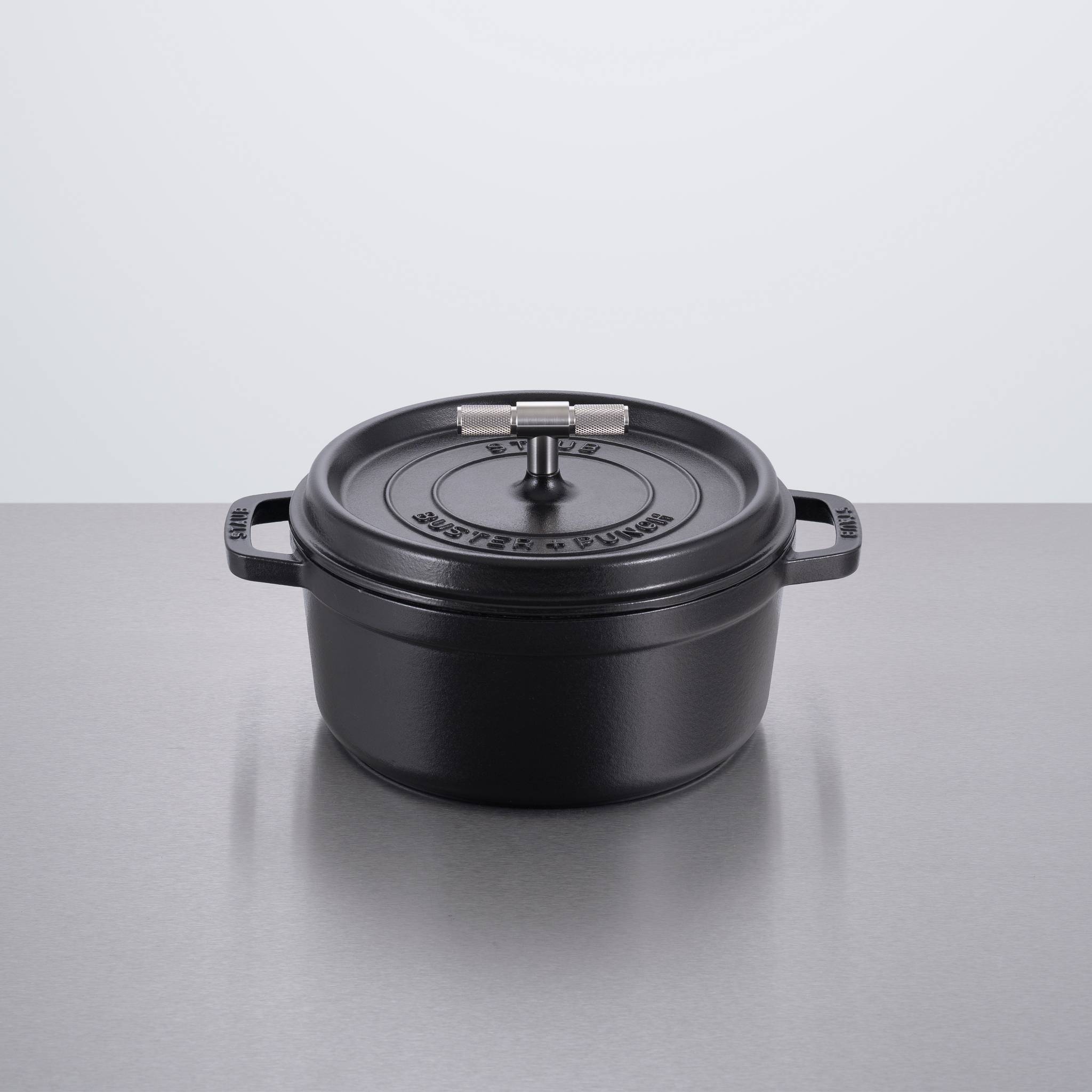 Buster + Punch | Cocotte Cross Staub 24 cm | Zilver