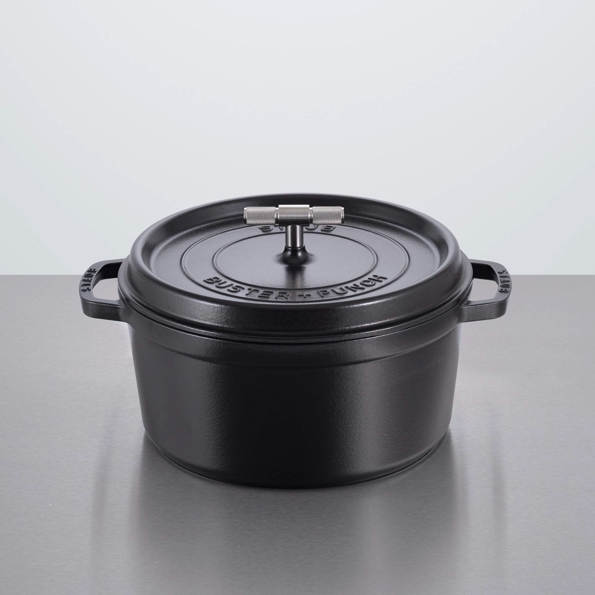 Buster + Punch | Cocotte Cross Staub 28 cm | Zilver