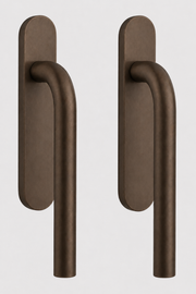 Formani | LB231PA | BASICS | Massief | Hefschuifdeurbeslag kruk/kruk | Brons