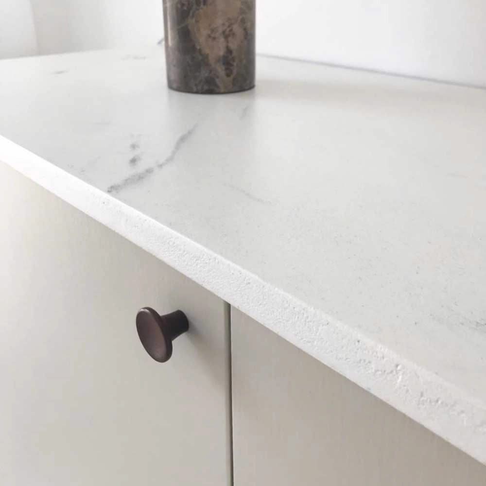 Staalimex Houten Meubelknop Oslo Mat Zwart - Deurbeslag-expert