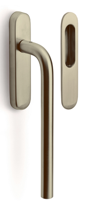 Formani | LB231 | BASICS | Massief | Hefschuifdeurbeslag kruk/kom | PVD Champagne