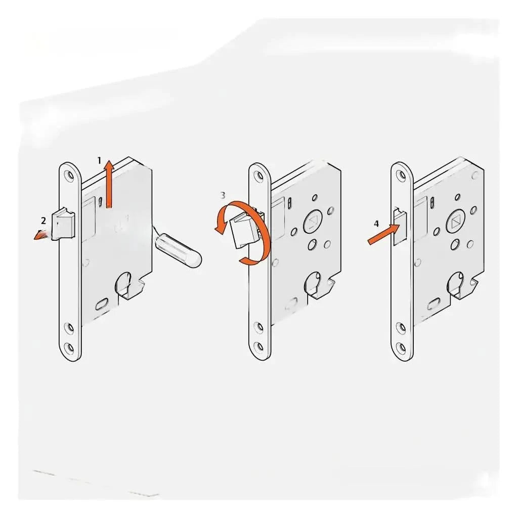 Intersteel Woningbouw loopslot zwart - Deurbeslag-expert