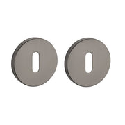 Aprile Comfort Sleutelrozetten Titanium Ø53x7mm - Deurbeslag-expert