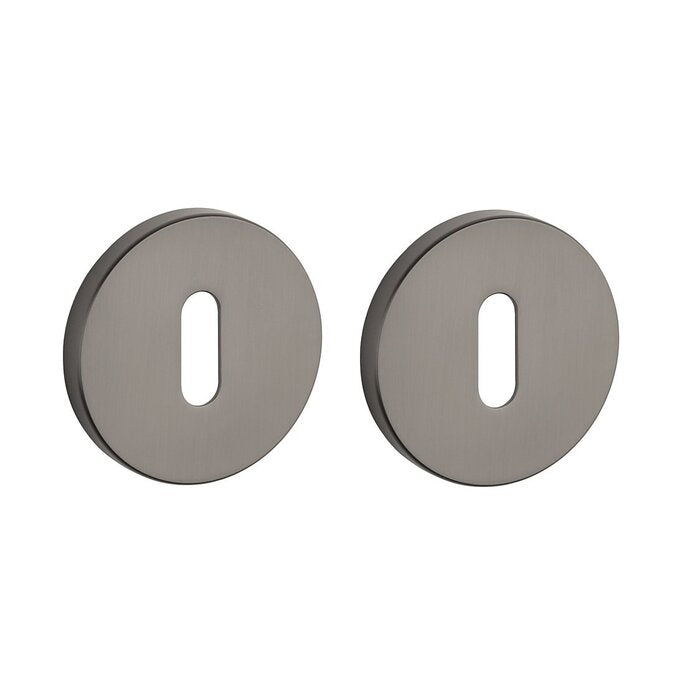 Aprile Comfort Sleutelrozetten Titanium Ø53x7mm - Deurbeslag-expert