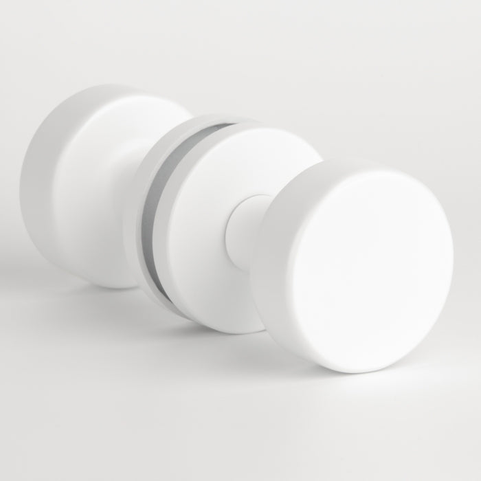 Aprile deurknoppen Ruta wit – vast - Deurbeslag-expert