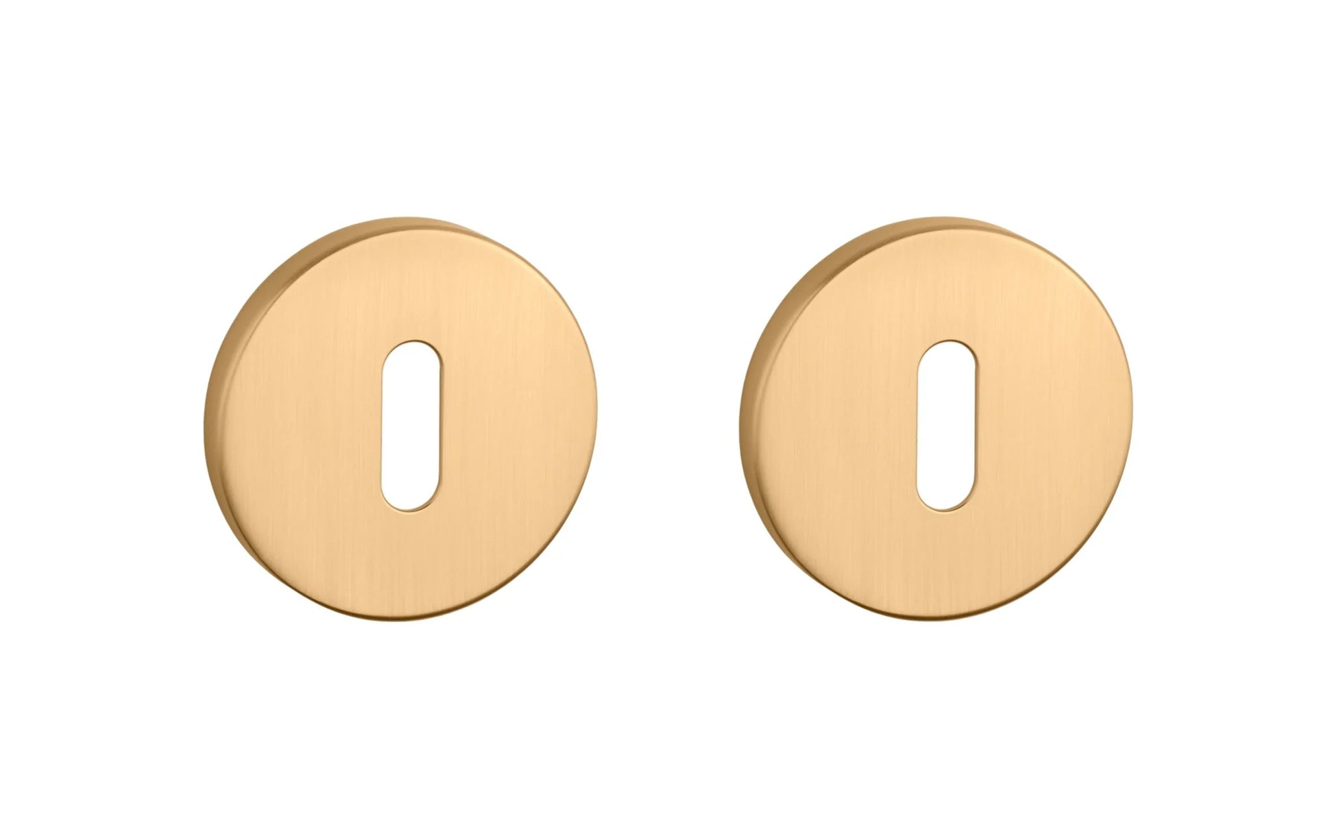 Aprile | Premium Sleutelrozet | 52x7mm | Rond | Goud mat - Deurbeslag-expert