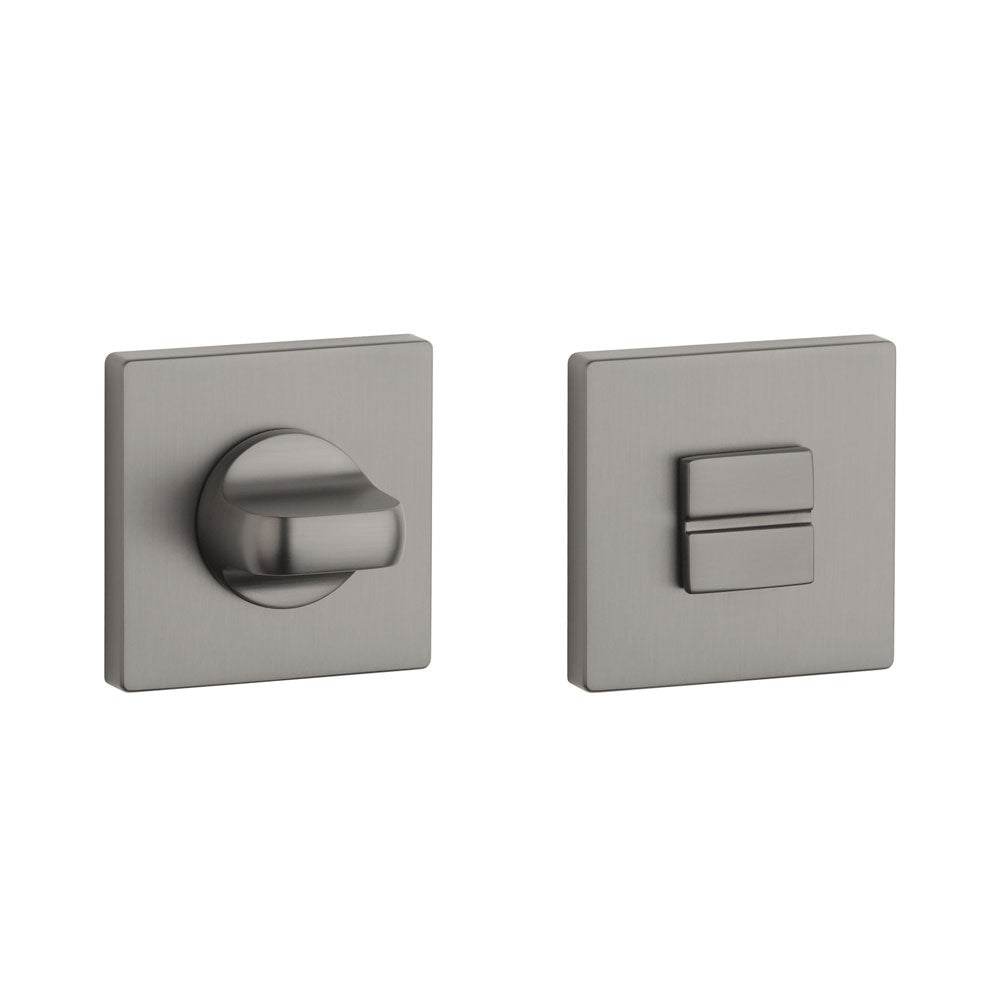 Aprile Premium WC garnituur rozet 52x52x7mm Grafiet Toilet Rozet - Deurbeslag-expert