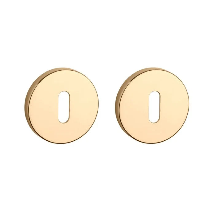 Aprile | Prestige Sleutelrozet | 52x5mm | Rond | Goud gepolijst - Deurbeslag-expert