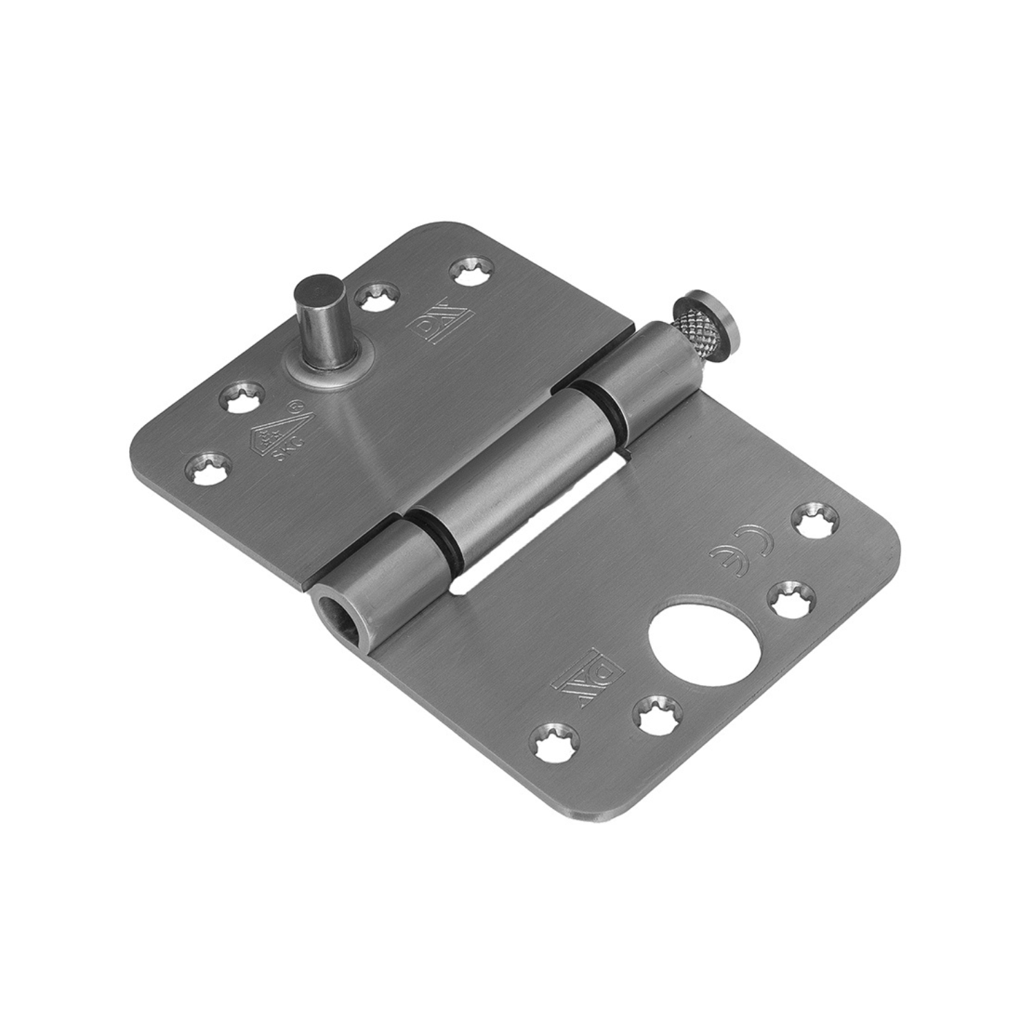 Dulimex Glijlagerscharnier kantelaaf ronde hoeken 3 mm 125x89 mm SKG3 RVS - Deurbeslag-expert