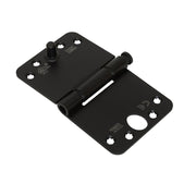 DX Glijlagerscharnier | Ronde hoeken  | 89x150 mm | Mat zwart - Deurbeslag-expert