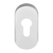 Formani | Cilinderplaatje Ovaal BASIC LBY32 | RVS mat - Deurbeslag-expert