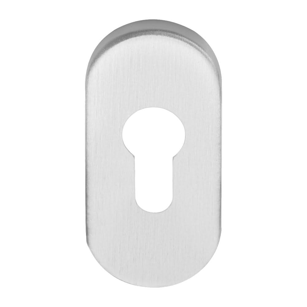 Formani | Cilinderplaatje Ovaal BASIC LBY32 | RVS mat - Deurbeslag-expert