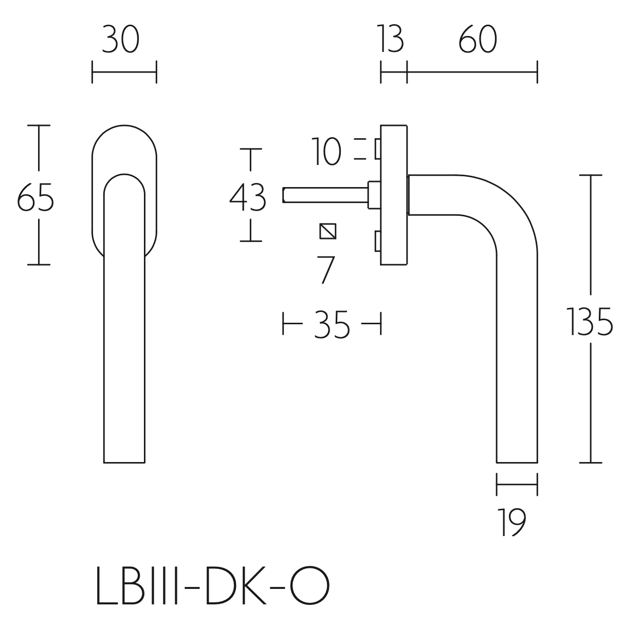 Formani LB3-DK-O draaikiepgarnituur niet afsluitbaar PVD licht brons rechts/links draaiend - Deurbeslag-expert