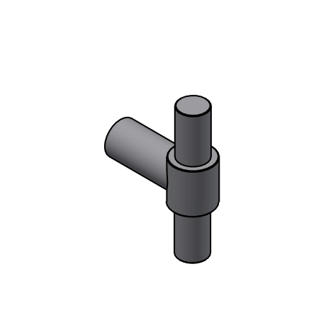 Formani Piet Boon ONE PB9 massieve meubelknop 9mm - PVD licht brons - Deurbeslag-expert