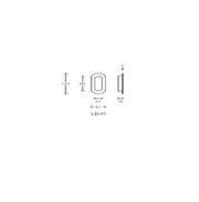 Formani | Schuifdeurkommen | LB41 | 120mm | Gepolijst Roestvast Staal