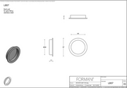 Formani | Schuifdeurkommen | LB57_T | 57mm | Mat Nikkel