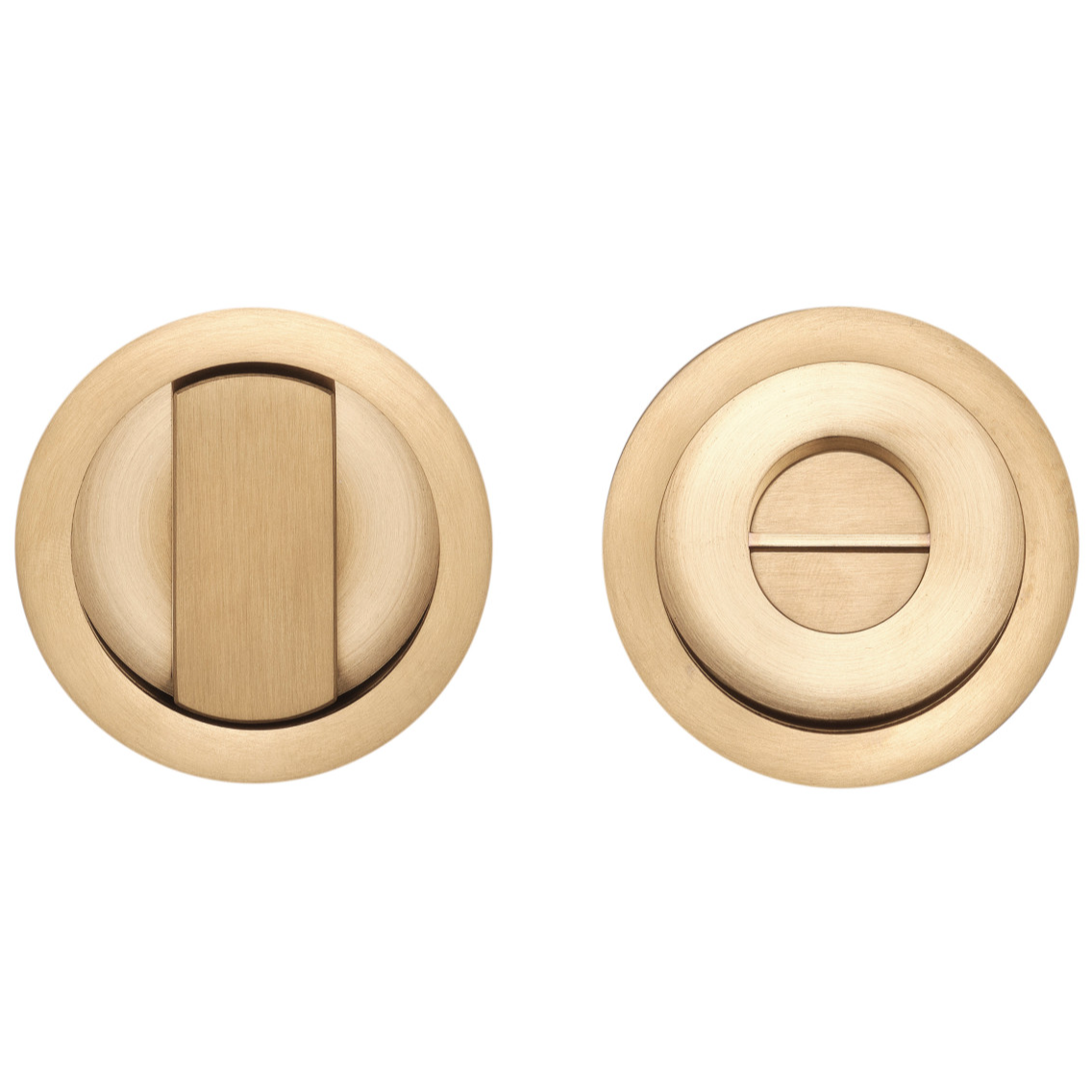 Formani | Schuifdeurkommen | LB57S | 57mm | Pvd Mat Goud