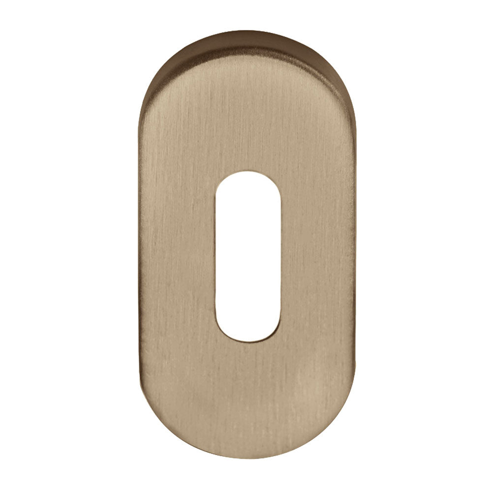 Formani | Sleutelplaatje Ovaal BASIC LBN32 | PVD Licht Brons - Deurbeslag-expert