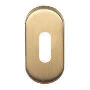 Formani | Sleutelplaatje Ovaal BASIC LBN32 | PVD Mat Goud - Deurbeslag-expert