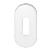 Formani | Sleutelplaatje Ovaal BASIC LBN32 | Wit - Deurbeslag-expert