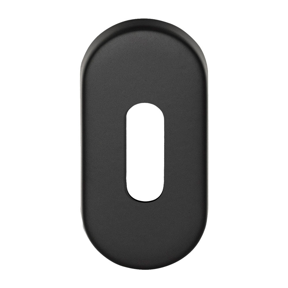Formani | Sleutelplaatje Ovaal BASIC LBN32 | Zwart mat - Deurbeslag-expert