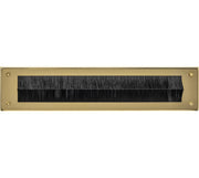 Intersteel Tochtwering 340x76mm Rechthoek PVD Messingkleur - Deurbeslag-expert