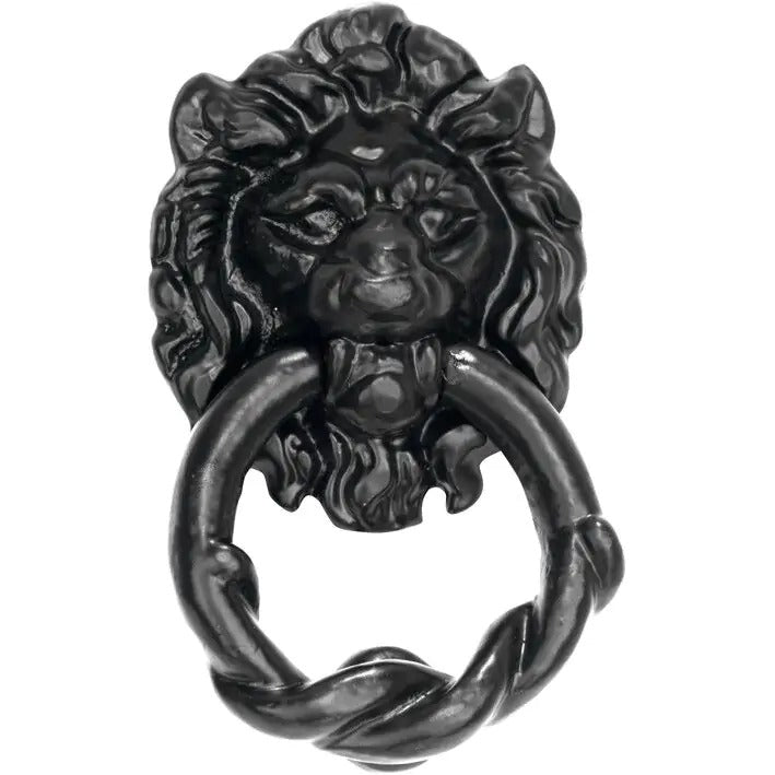 Artitec Deurklopper Lion ijzer zwart
