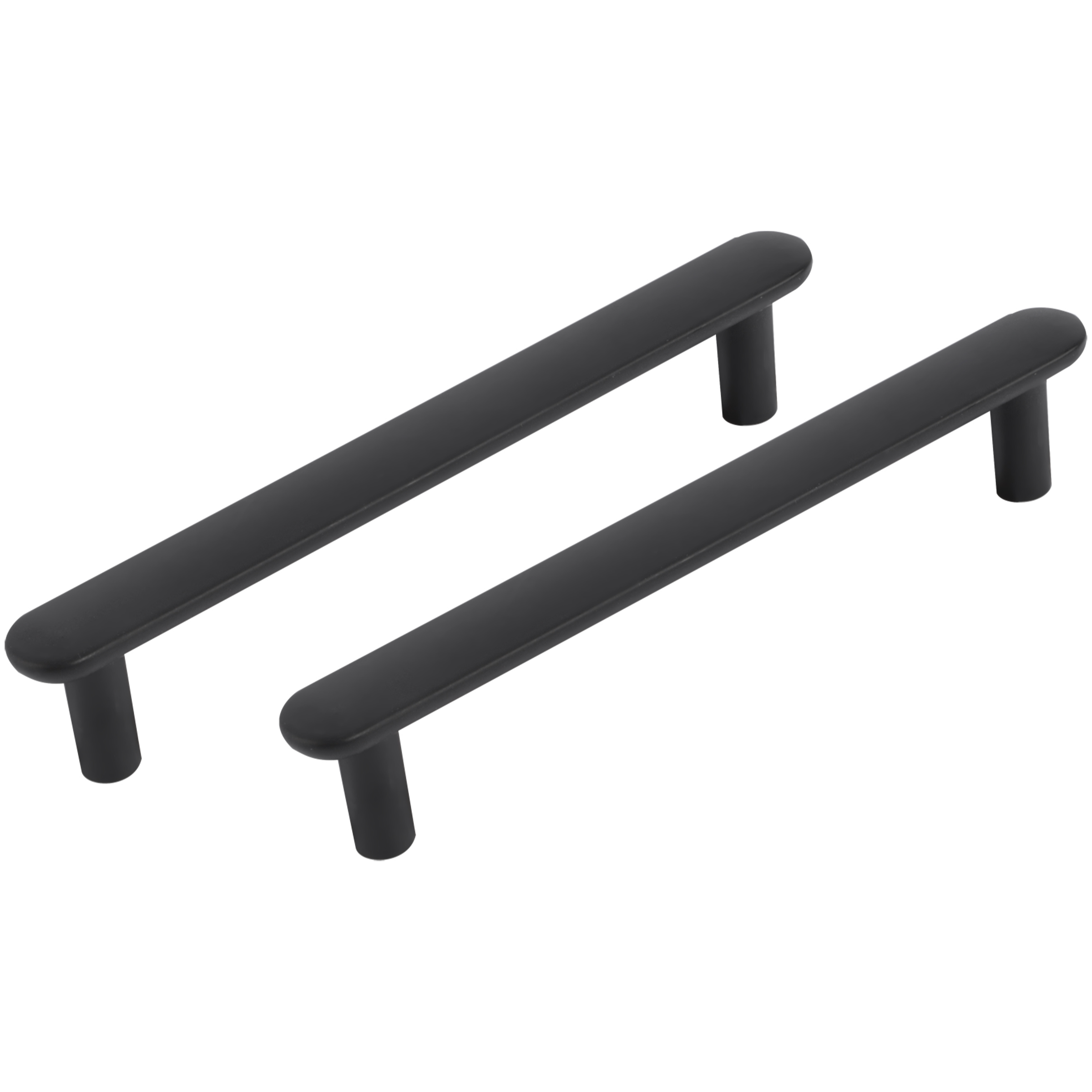 Differnz | Meubelgreep Plat | 128 mm | Mat Zwart