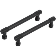 Differnz | Meubelgreep Recht | 128 mm | Mat Zwart