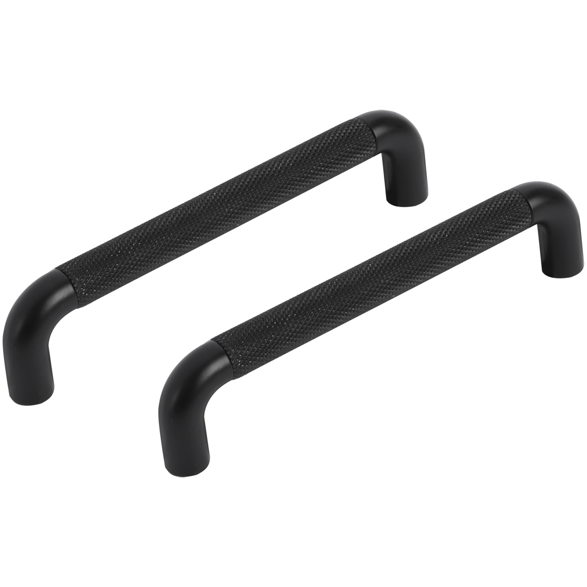 Differnz | Meubelgreep Rond | 128 mm | Mat Zwart