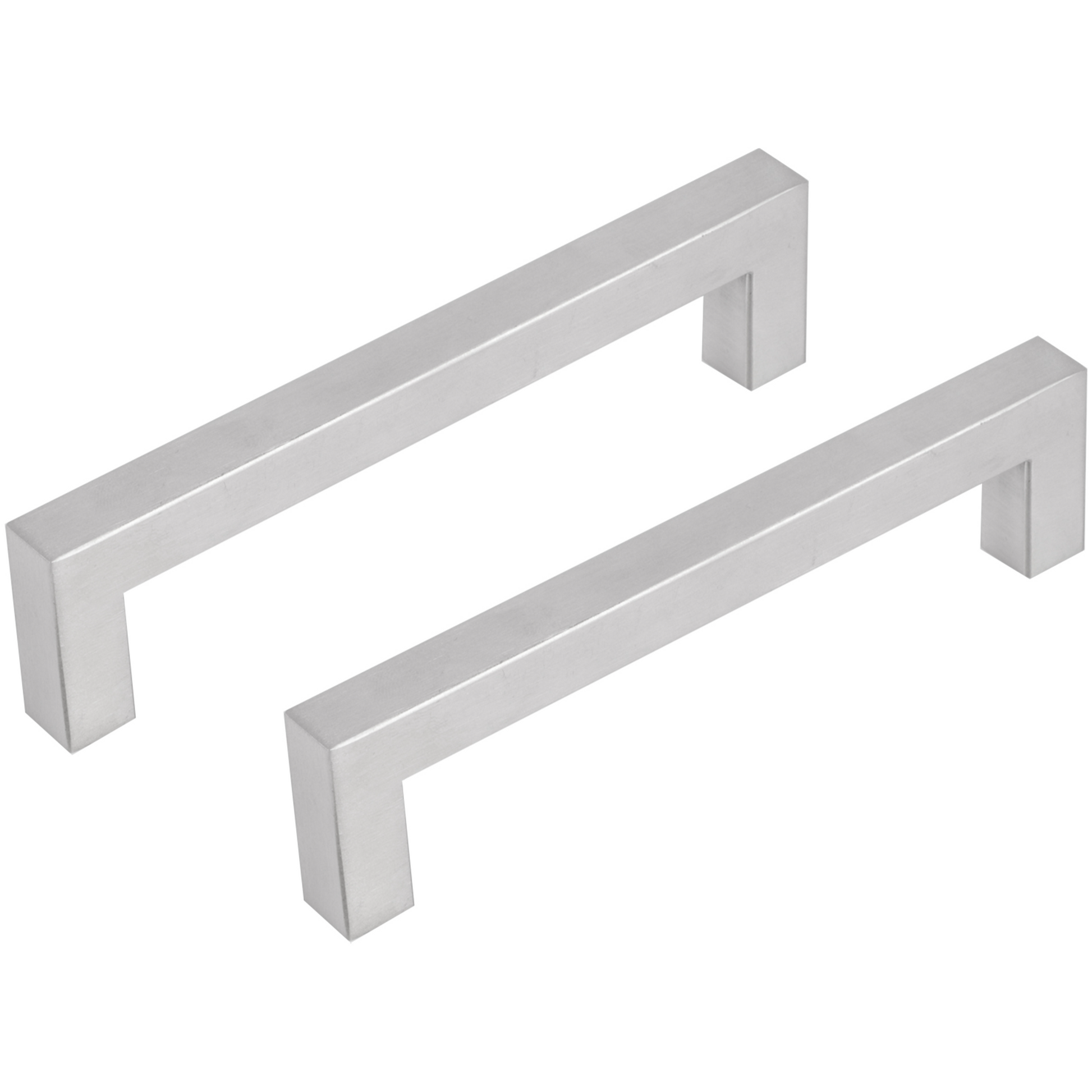 Differnz | Meubelgreep Vierkant | 128 mm | Mat Chroom