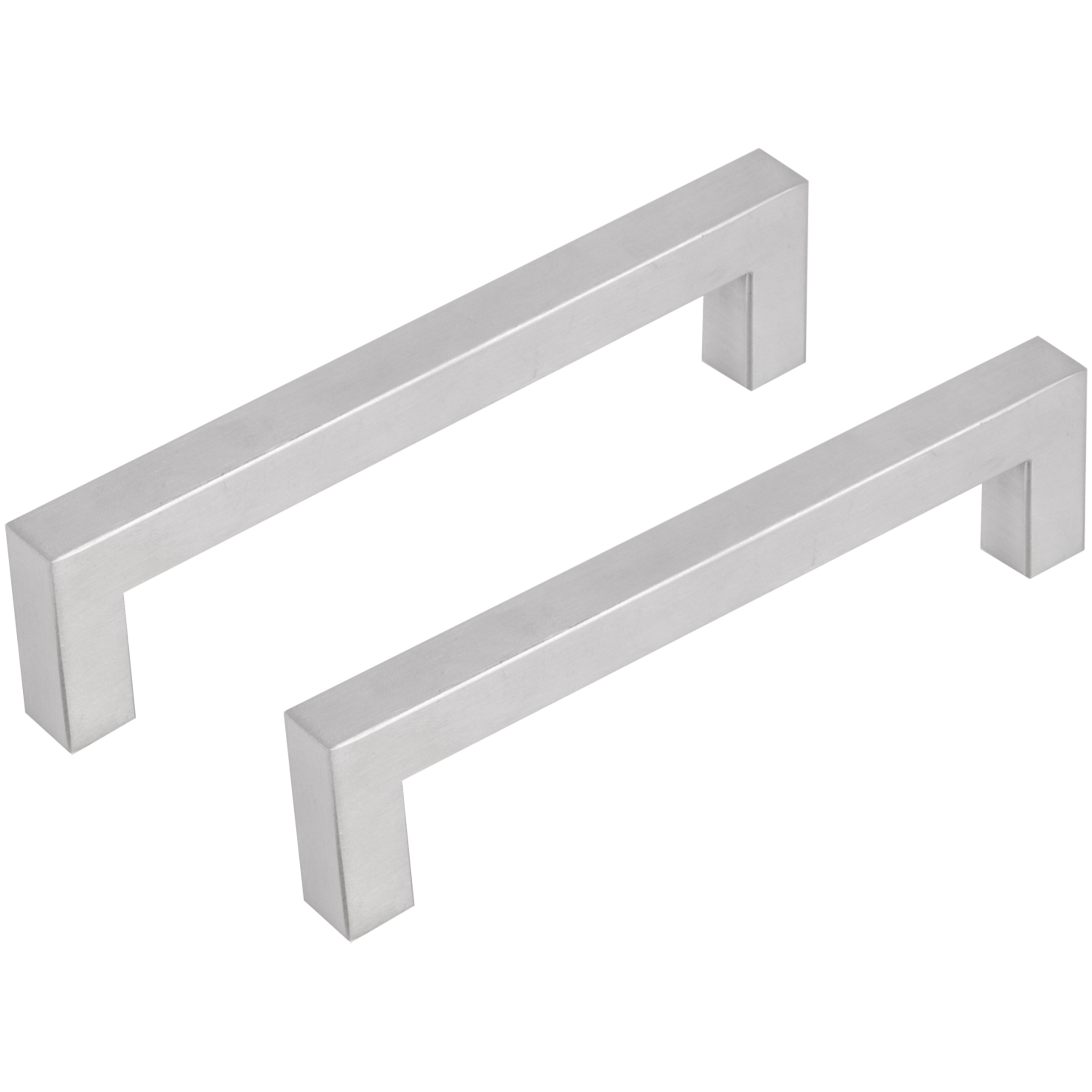 Differnz | Meubelgreep Vierkant | 128 mm | Mat Chroom