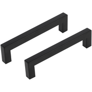 Differnz | Meubelgreep Vierkant | 128 mm | Mat Zwart