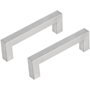 Differnz | Meubelgreep Vierkant | 96 mm | Mat Chroom