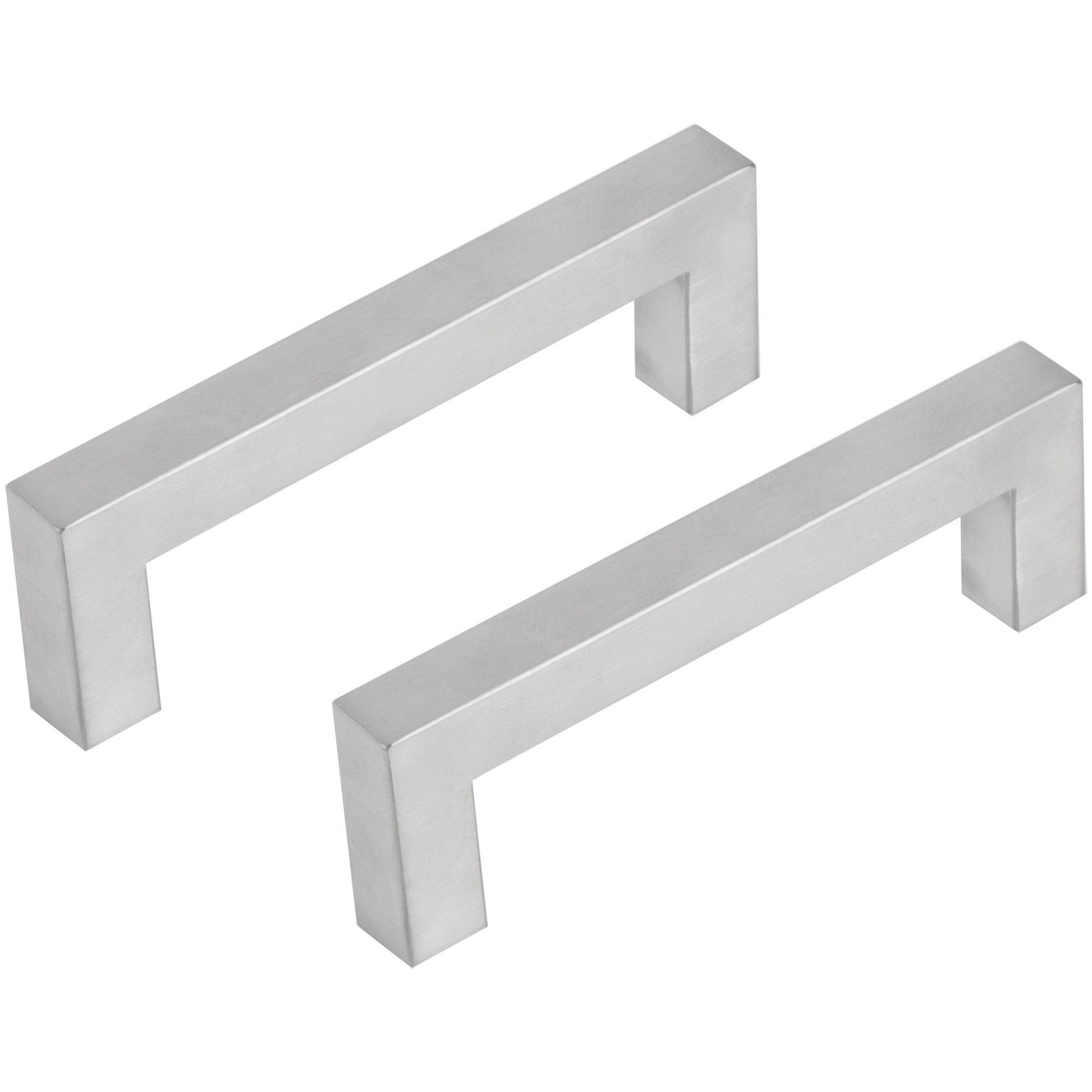 Differnz | Meubelgreep Vierkant | 96 mm | Mat Chroom