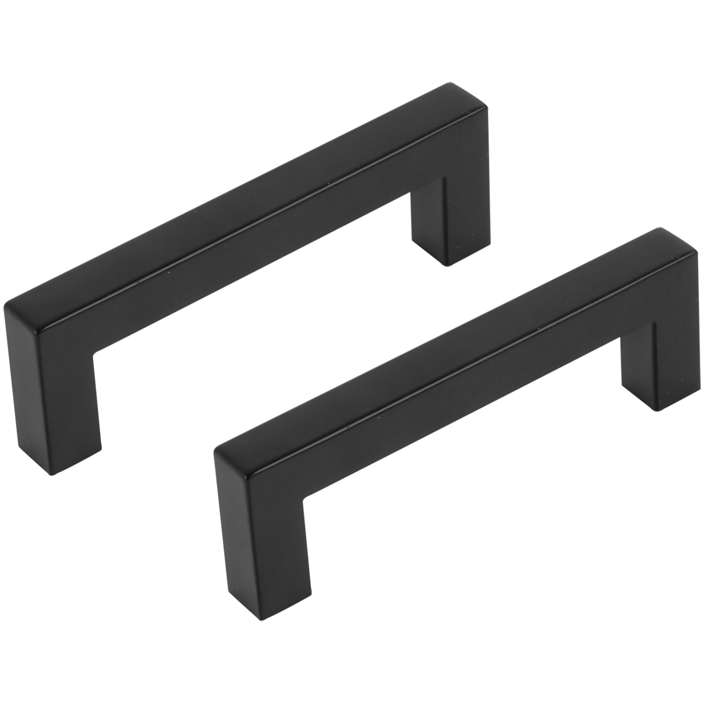 Differnz | Meubelgreep Vierkant | 96 mm | Mat Zwart